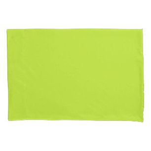 Housse D'oreillers Lime Vert simple taille Coussin Coque