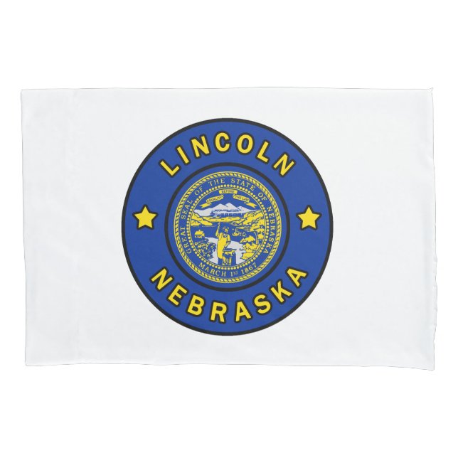 Housse D'oreillers Lincoln Nebraska (devant)