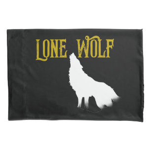 Housse D'oreillers Lone Wolf Homme Sigma moderne minimaliste