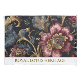 Housse D'oreillers Luxury Indian Floral Pillowcase Vintage Royal