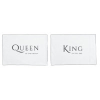 M. et Mme King et Queen Couple Pillowcases
