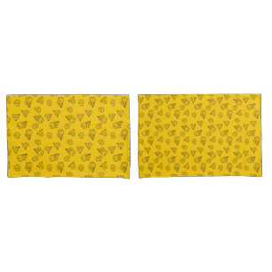 Housse D'oreillers M. Happy & Little Miss Sunshine Motif jaune
