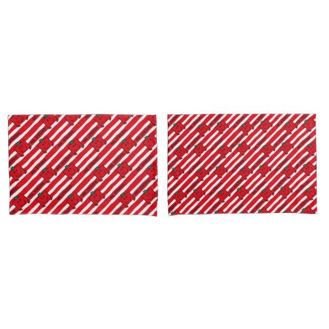 Housse D'oreillers M. Strong | Motif Red Stripes (devant-Set)