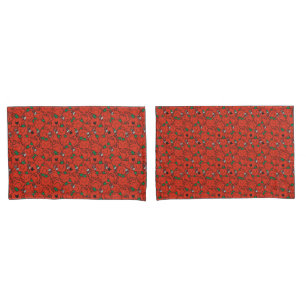 Housse D'oreillers M. Strong   Poids de levage Motif rouge et vert