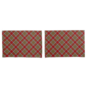 Housse D'oreillers MacBain MacBean Scottish Clan Tartan Plaid