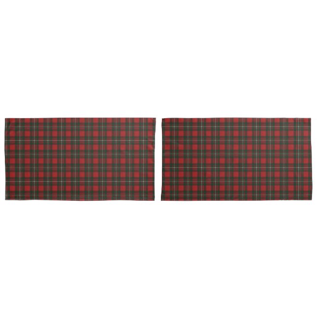 Housse D'oreillers MacGregor Original Tartan écossais moderne (devant-Set)