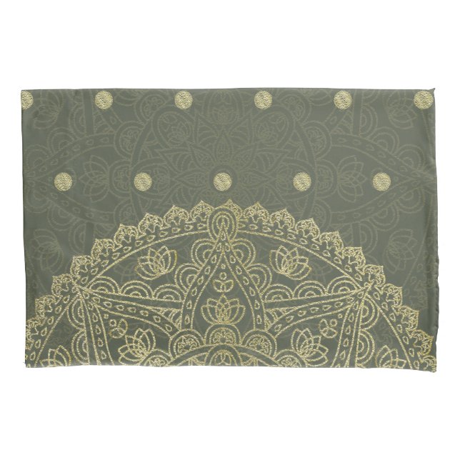 Housse D'oreillers Mandala Oriental - Pillowcase (devant)