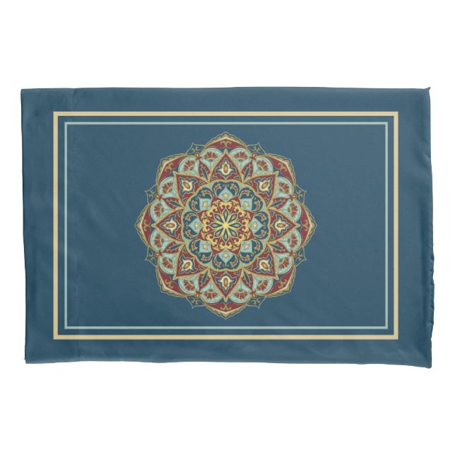 Housse D'oreillers Mandala Oriental - Pillowcase (devant)