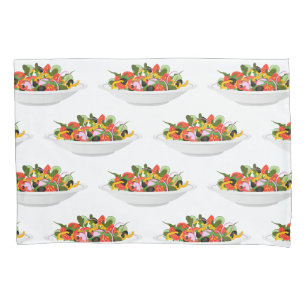 Housse D'oreillers Mangez plus de plantes frais motivation salade let