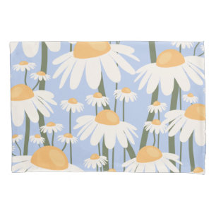 Housse D'oreillers Marché aux Fleurs Florence Pastel Blue Retro Flora