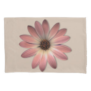 Housse D'oreillers Marguerite Rose - Image de Fond de Texture en Cuir