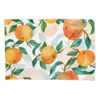 Housse D'oreillers Mélange floral coloré : Illustration aquarelle.