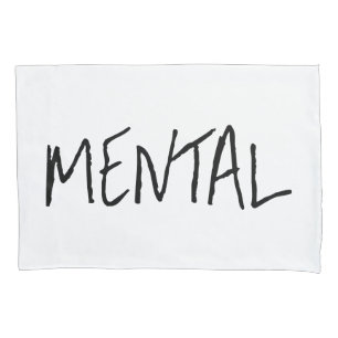 HOUSSE D'OREILLERS "MENTAL"