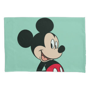 Housse D'oreillers Mickey Mouse Mains Derrière le Dos