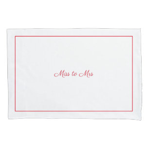 Housse D'oreillers Mlle à Mme pillowcase