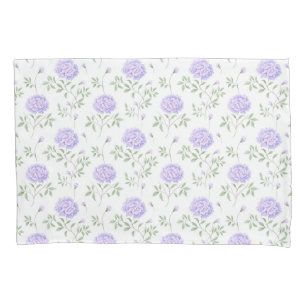 Housse D'oreillers Modèle floral pourpre moderne
