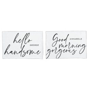 Housse D'oreillers Moderne ceci son cadeau moderne noir blanc