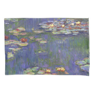 Housse D'oreillers Monet Water Lilies Chef-d'oeuvre Peinture