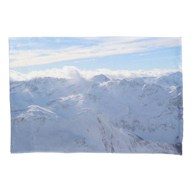 Housse D'oreillers Montagne d'Alphine (devant)