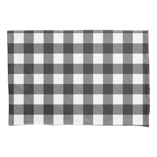 Housse D'oreillers Mordern White Buffalo Check Plaid Holiday (devant)