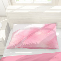 Motif Abstrait en marbre rose vif