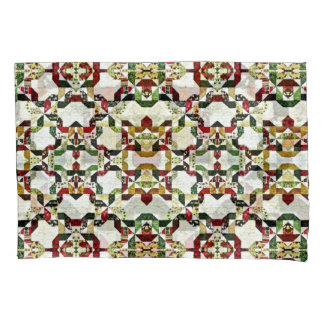 Housse D'oreillers motif abstrait rouge