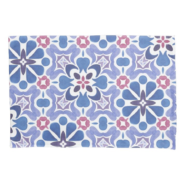 Housse D'oreillers Motif aquarelle (devant)