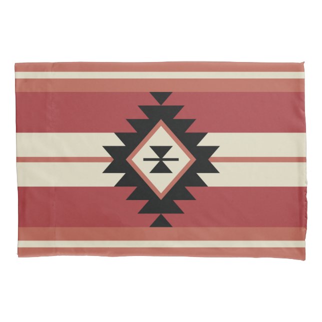 Housse D'oreillers Motif Aztec (devant)