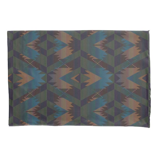 Housse D'oreillers Motif Aztec Design Sud-Ouest (devant)