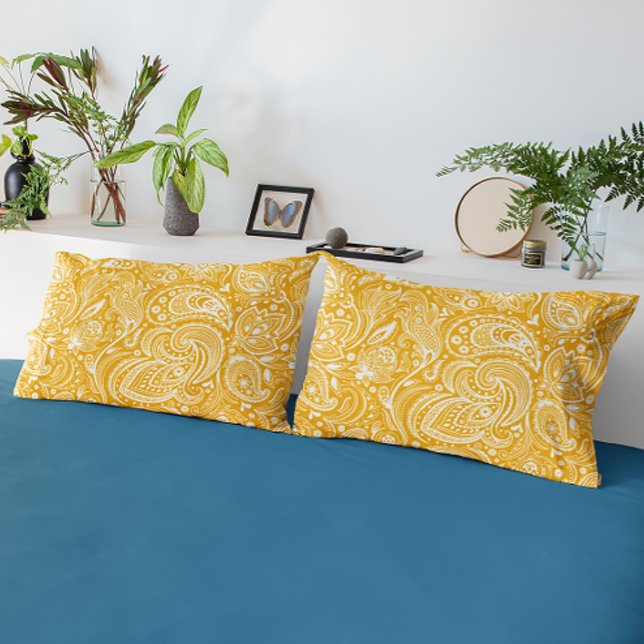 Housse D'oreillers Motif blanc et gris-vert (Créateur téléchargé)