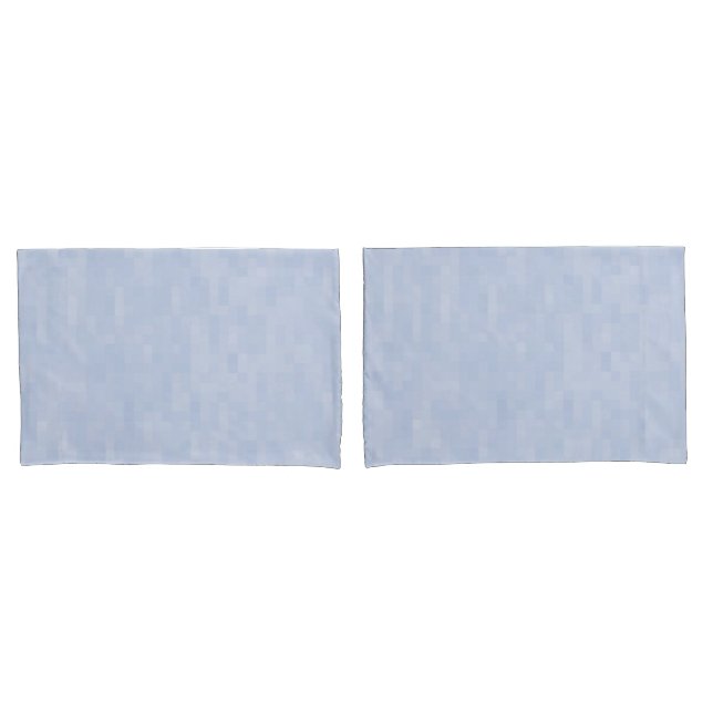 Housse D'oreillers Motif bleu clair - (devant-Set)