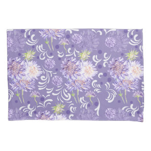 Housse D'oreillers motif d'aquarelle des fleurs de prairie