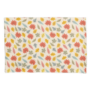 Housse D'oreillers Motif d'automne feuille colorée