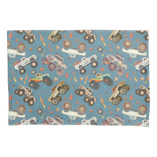 Housse D'oreillers Motif de camions Monster Monster de l'aquarelle po