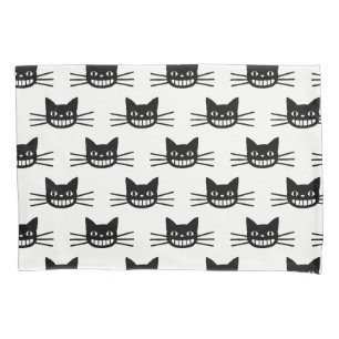 Housse D'oreillers Motif de chats noirs