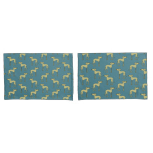 Housse D'oreillers Motif de chiens Sloughi