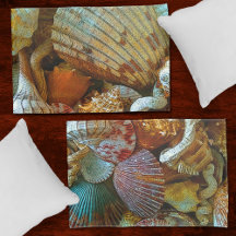 Motif de coquillages Abstraits colorés