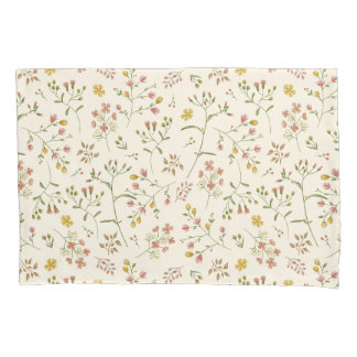 Housse D'oreillers Motif de fleurs d'aquarelle