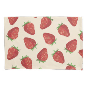 Housse D'oreillers Motif de fraises