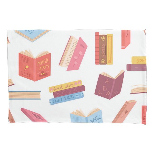 Housse D'oreillers Motif de livre (devant)