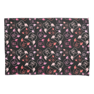 Housse D'oreillers Motif de porcs