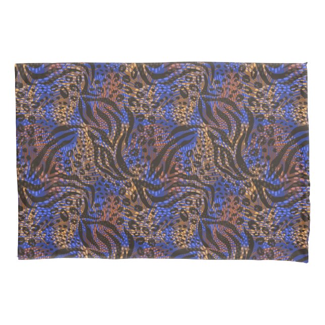 Housse D'oreillers Motif d'impression Leopard et Zebra (devant)