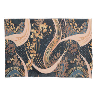 Housse D'oreillers motif floral Abstrait, pois, vignes