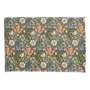 Housse D'oreillers Motif Floral Art Nouveau William Morris Compton