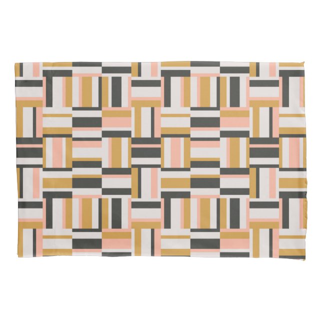 Housse D'oreillers Motif géométrique de forme (devant-gauche)
