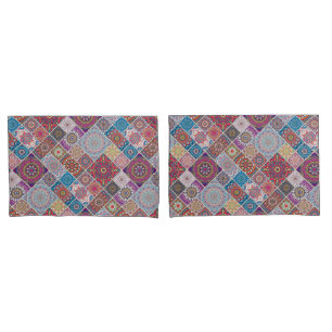Housse D'oreillers Motif Mandala