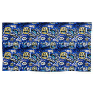 Housse D'oreillers Motif monstre Halloween amusant