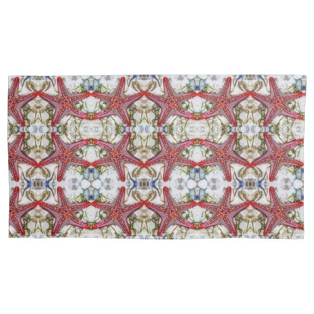 Housse D'oreillers Motif moyen de l'étoile rouge (devant)