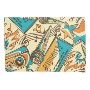 Housse D'oreillers Motif musical