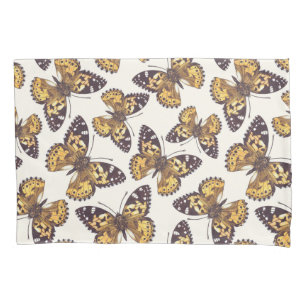 Housse D'oreillers Motif papillon de femme peinte